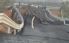 博鳌一道路坍塌：未投入使用前的惊心动魄瞬间