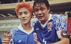 “鹿晗与范志毅互动，足球界新风尚？”